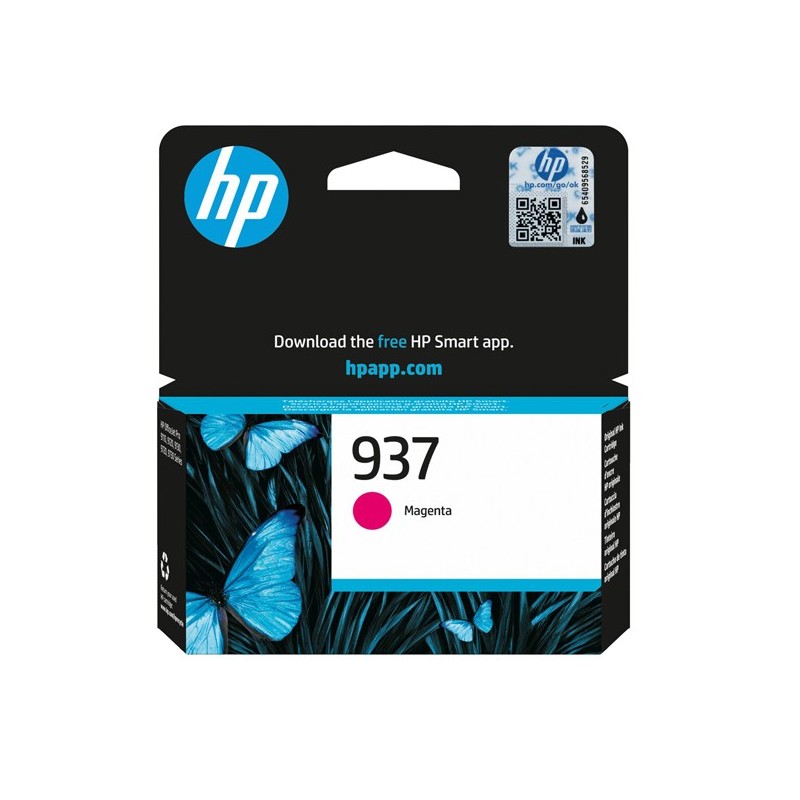 Hp originale Cartuccia 937 Magenta 4S6W3NE