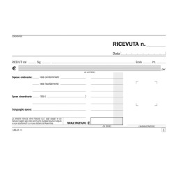 Blocco ricevute condominio 50/50 copie autoricalcanti 16