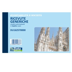 Blocco ricevute generiche 50/50 copie autoricalcanti 10 x 16