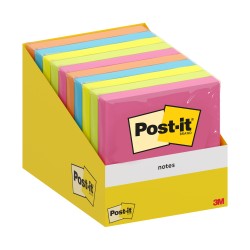 Blocco foglietti Post it® 76 x 76 mm colori assortiti 100 fogli Post it® conf. 10 blocchi