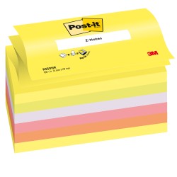 Blocco Post it® Super Sticky Z Notes R350NR 76 x 127 mm assortiti neon 100 fogli Post it®