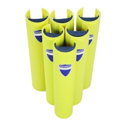 Protezione per scaffalature per montanti larghi 101110 mm H 60 cm giallo fluo Rack Armour