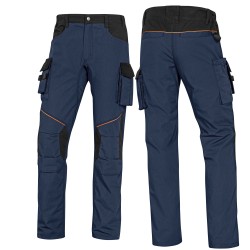 Pantalone da lavoro Mach 2 Corporate twill/poliestere/cotone taglia XL blu/nero Deltaplus