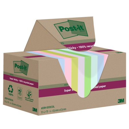 Blocco foglietti Post it SuperSticky Green 47