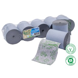 Rotolo per registratori di cassa stampa termica carta termica Green roll 79mm x 80 mt diametro 78mm 48 gr anima 12mm 5 pezzi