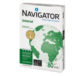 Carta bianca Navigator Universal in mini pallet A4 80 gr bianco risma 500 fogli ordine max 1 mini pallet da 50 risme