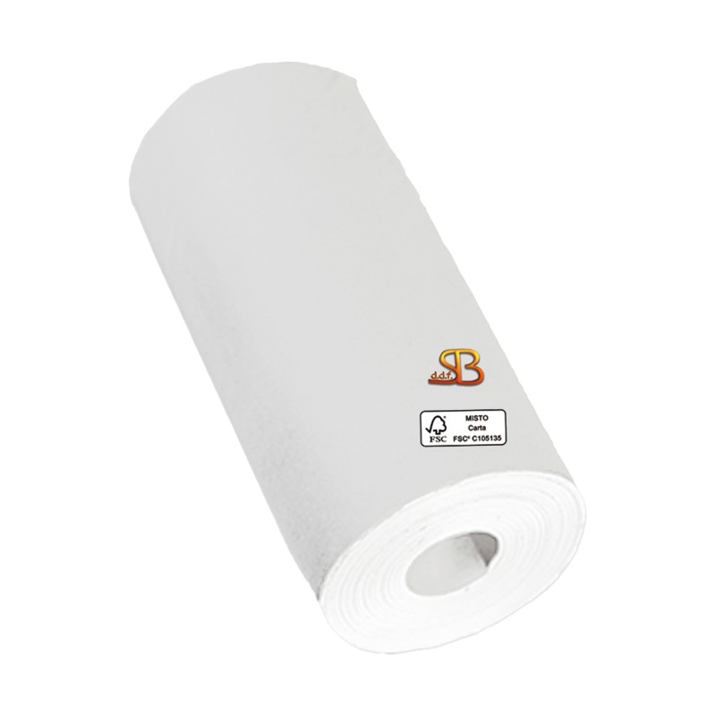 Rotolo per calcolatrici 57 mm x 9 m diametro esterno 30 mm senza anima 60 gr carta neutra Sabacart blister 12 pezzi