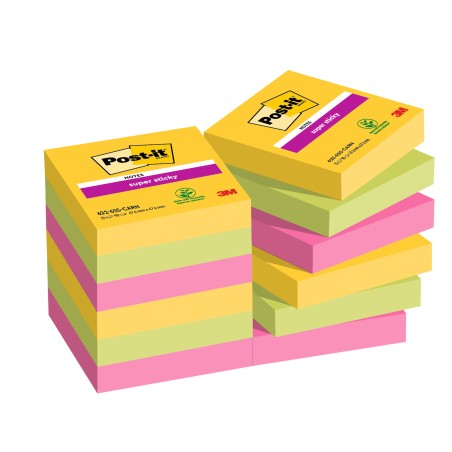 Blocco Post it® Super Sticky 62212SSCARN 47