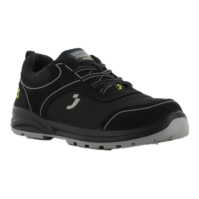 Calzatura bassa da lavoro Ecocador S1P LOW numero 37 maglia/microfibra riciclata nero Safety Jogger