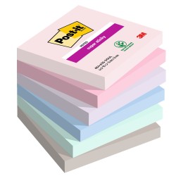 Blocco Post it® Super Sticky 6546SSSOUL 76 x 76 mm colori Soulful 90 fogli Post it® conf. 6 pezzi