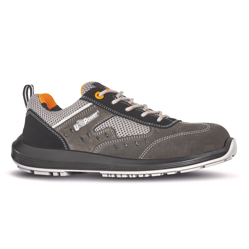 Calzatura di sicurezza Brezza S1P SRC Rock&Roll pelle scamosciata morbida numero 43 grigio UPower