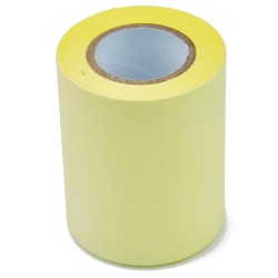 Rotolo ricarica carta autoadesiva giallo pastello 59mm x 10mt per Memoidea Tape Dispenser Iternet