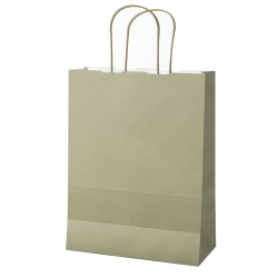 Shopper Twisted maniglie cordino 22 x 10 x 29 cm carta kraft salvia Mainetti Bags conf. 25 pezzi