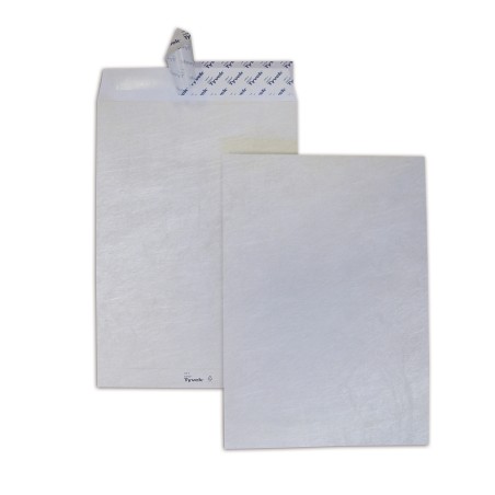 Busta a sacco Postyvek strip adesivo 22,9 x 32,4 cm 55 gr tyvek bianco Blasetti conf. 100 pezzi