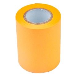 Rotolo ricarica carta autoadesiva arancio neon 59mm x 10mt per Memoidea Tape Dispenser Iternet