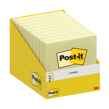 Blocco foglietti Post it® ZNotes 76 x 76 mm giallo canary 100 fogli Post it® conf. 10 blocchi