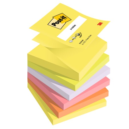 Blocco Post it® Super Sticky Z Notes R330NR NEON 76 x 76 mm assortiti neon 100 fogli Post it®