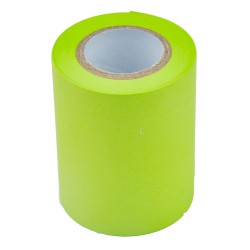 Rotolo ricarica carta autoadesiva verde neon 59mm x 10mt per Memoidea Tape Dispenser Iternet