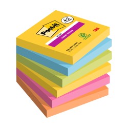 Blocco foglietti Post it® Super Sticky Carnival 76 x 76 mm 90 fogli Post it® conf. 6 blocchi