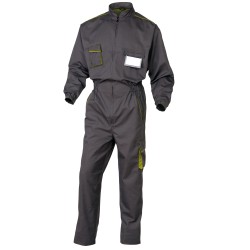 Tuta da lavoro Panostyle® M6COM sargia/poliestere/cotone taglia L grigio/verde Deltaplus