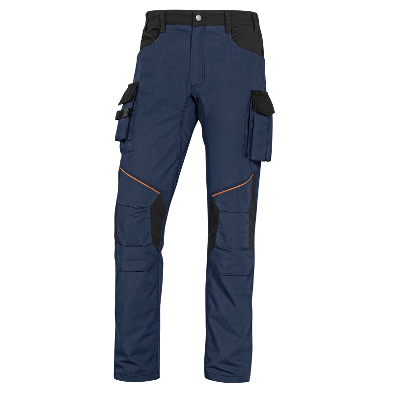 Pantalone da lavoro Mach 2 Corporate twill/poliestere/cotone taglia L blu/nero Deltaplus