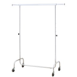 Stender appendiabiti professionale AC0081 105/175 x 50 x 141/191 cm acciaio Serena Group