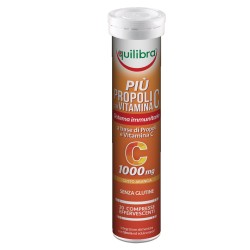 Integratore Più Propoli con vitamina C gusto arancia 20 compresse (88 gr cad.) Equilibra