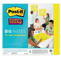 Blocco di fogli Super Sticky Big Notes BN11EU 279 x 279 mm giallo neon 30 fogli Postit®