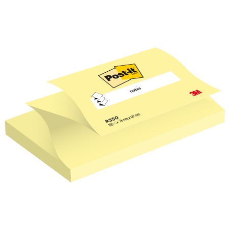 Blocco Post it® Super Sticky Z Notes R350 76 x 127 mm giallo Canary™ 100 fogli Post it®