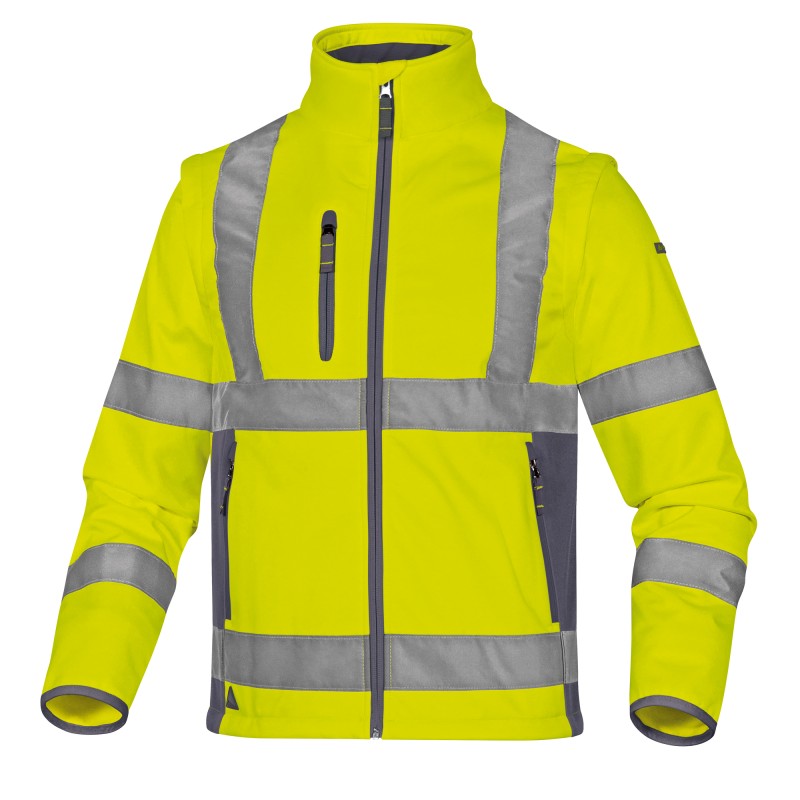 Giacca Softshell Moonlight 2 alta visibilità poliestere taglia XL giallo fluo Deltaplus