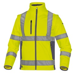 Giacca Softshell Moonlight 2 alta visibilità poliestere taglia XL giallo fluo Deltaplus