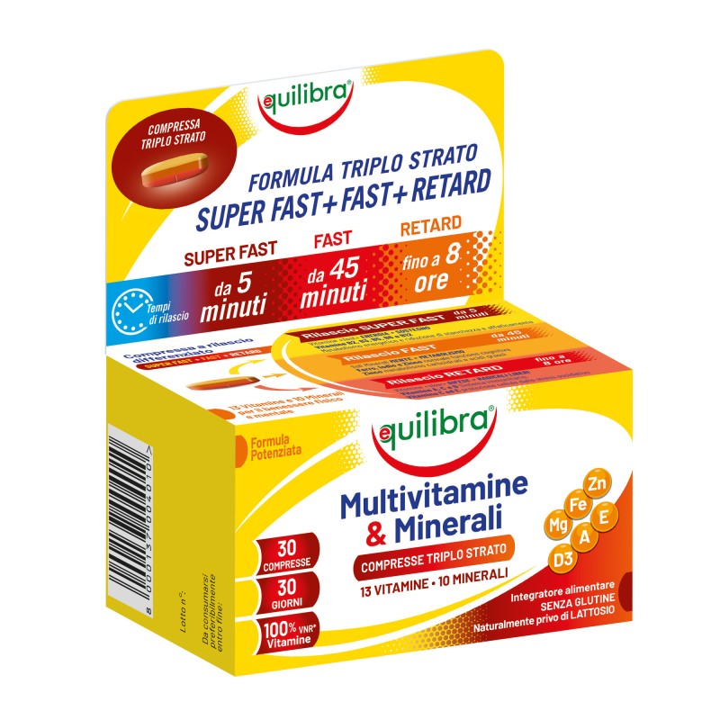 Integratore Multivitamine & Minerali 30 compresse triplo strato (1