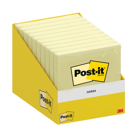 Blocco foglietti Post it® 76 x 76 mm giallo canary 100 fogli Post it® conf. 10 blocchi