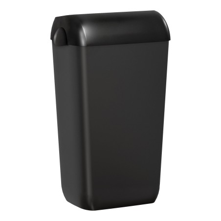 Cestino gettacarte Skin Carbon con coperchio 54,5 x 22,5 x 33,5 cm 23 L nero Mar Plast