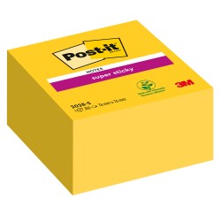 Blocco foglietti Post it® Super Sticky 2028S 76 x 76 mm giallo oro 350 fogli Post it®