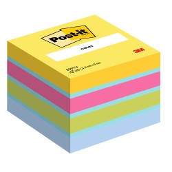 Blocco foglietti Minicubo 2051U 51 x 51 mm 72 gr colori assortiti 400 fogli Post it®