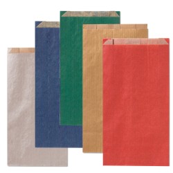 Sacchetti a soffietto 12 x 22+4 cm colori scuri assortiti Rex Sadoch conf. 100 pezzi