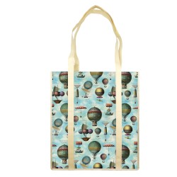 Shopper con manici fantasia Air Ballons 35 x 40 x 8 cm carta lavabile 100 gr Kartos