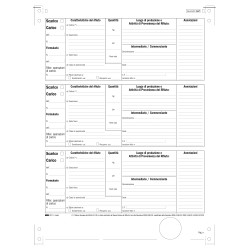 Modulo continuo carico/scarico rifiuti detentori (Mod. A) 12"x 24 250 fogli Edipro