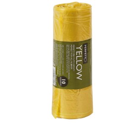 Sacchi rifiuti Classic 70 x 110 cm 120 L 20 micron giallo Perfetto conf. 10 pezzi