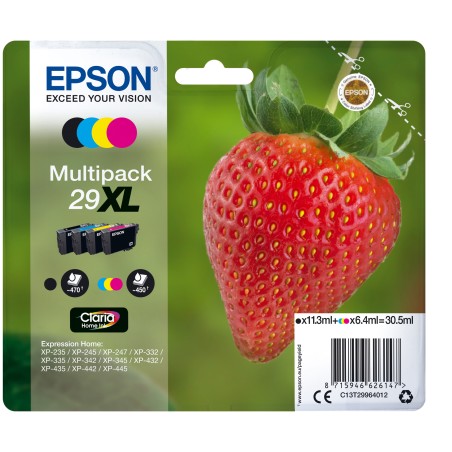 Epson Confezione Cartuccia ink 29XL C/M/Y/K C13T29964012 C/M/Y 6