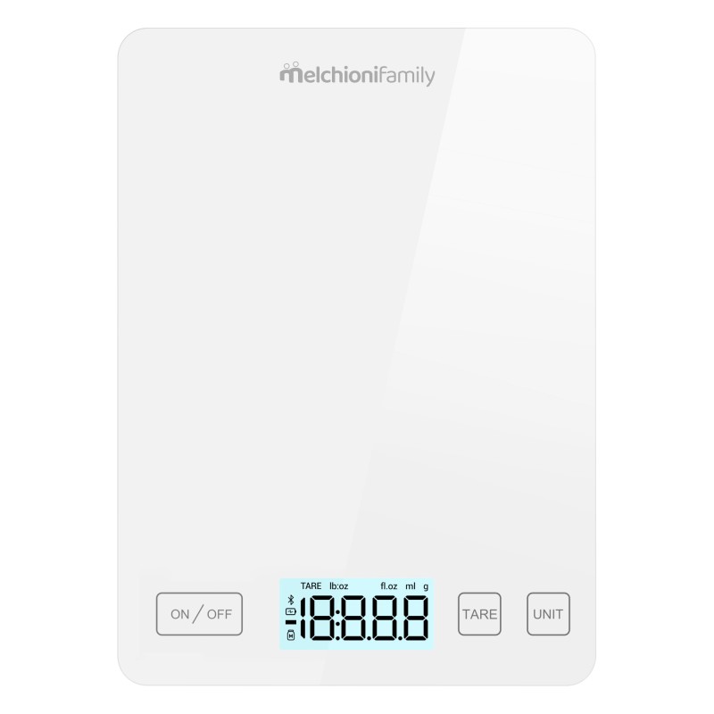 Bilancia da cucina Smarty con connessione wifi peso massimo 5 kg bianco Melchioni