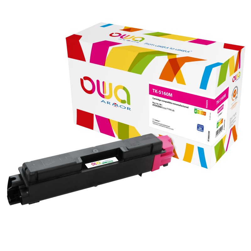 Armor Toner Compatibile per Kyocera Ecosys P7040cdn Magenta 1T02NTBNL0 12.000 pag