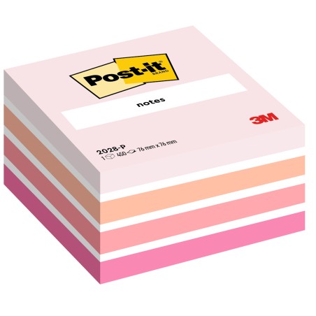 Blocco foglietti Cubo 2028P 76 x 76 mm 72 gr colori assortiti 450 fogli Post it®