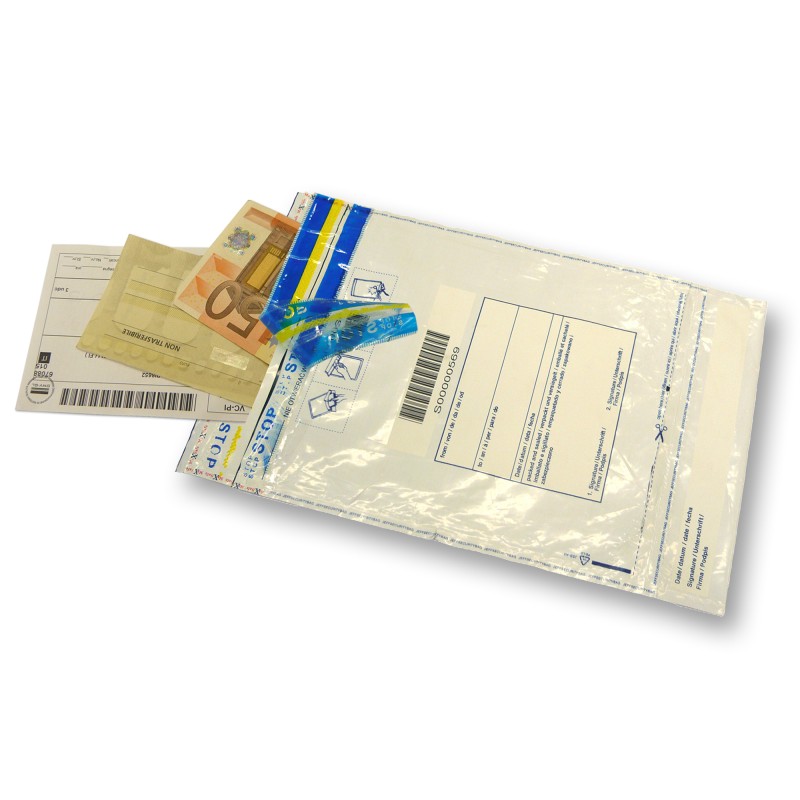 Busta di sicurezza 36,5 x 45,5 cm 70 micron LDPE riciclabile Viva conf. 25 pezzi