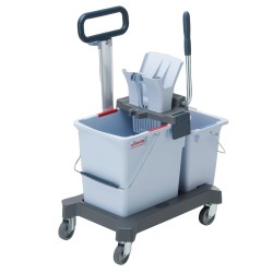 Carrello per pulizie UltraSpeed Pro Doppio con barra 33 L 62 x 38 x 85 cm Vileda