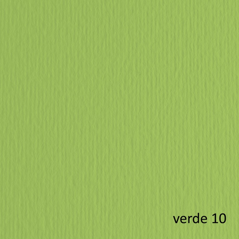 Cartoncino Elle Erre 70x100cm 220gr verde pisello 110 Fabriano blister 10 fogli