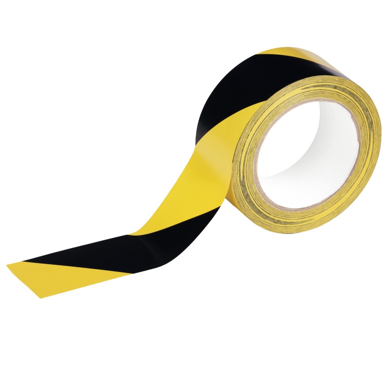 Nastro adesivo DURALINE®BASIC 50/016 removibile 5 cm x 33 m giallo/nero Durable