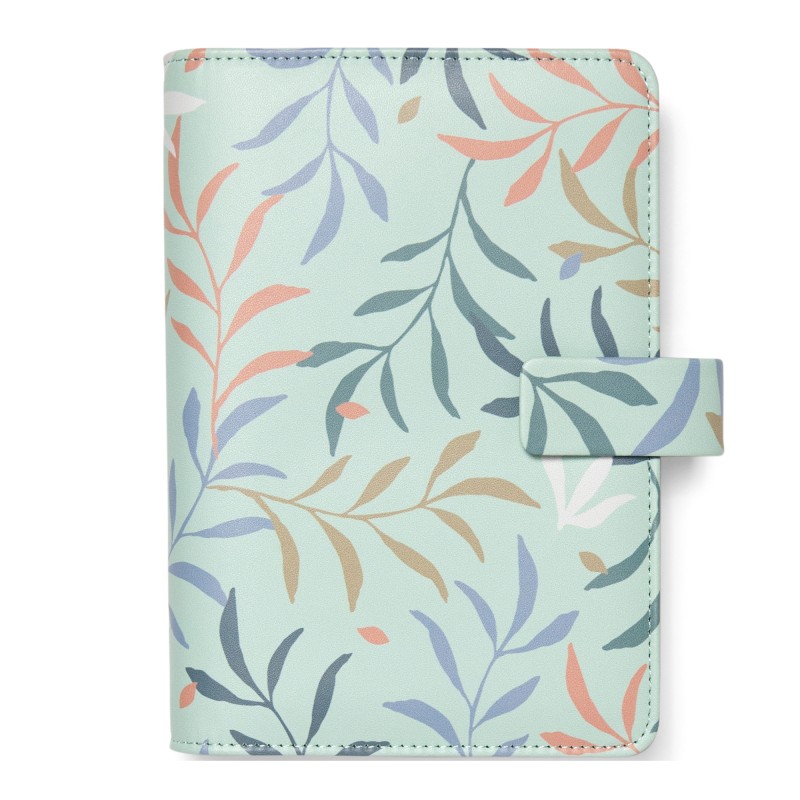 Organiser Botanical f.to Personal 187 x 153 x 40 mm con cinturino menta Filofax