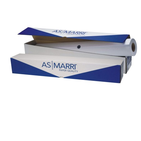 Carta PTJ.90 6727 per plotter inkjet 610 mm x 50 mt 90 gr trasparente As Marri